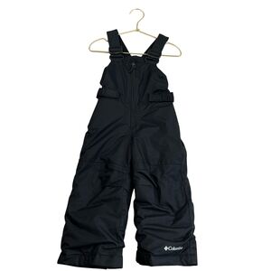 Columbia Kids Black Insulated Overalls Size (XS 6/7)